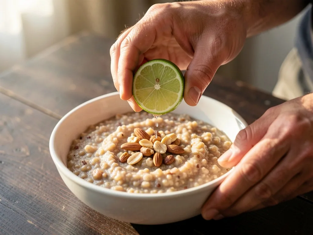 A balanced meal with healthy fats to support absorption