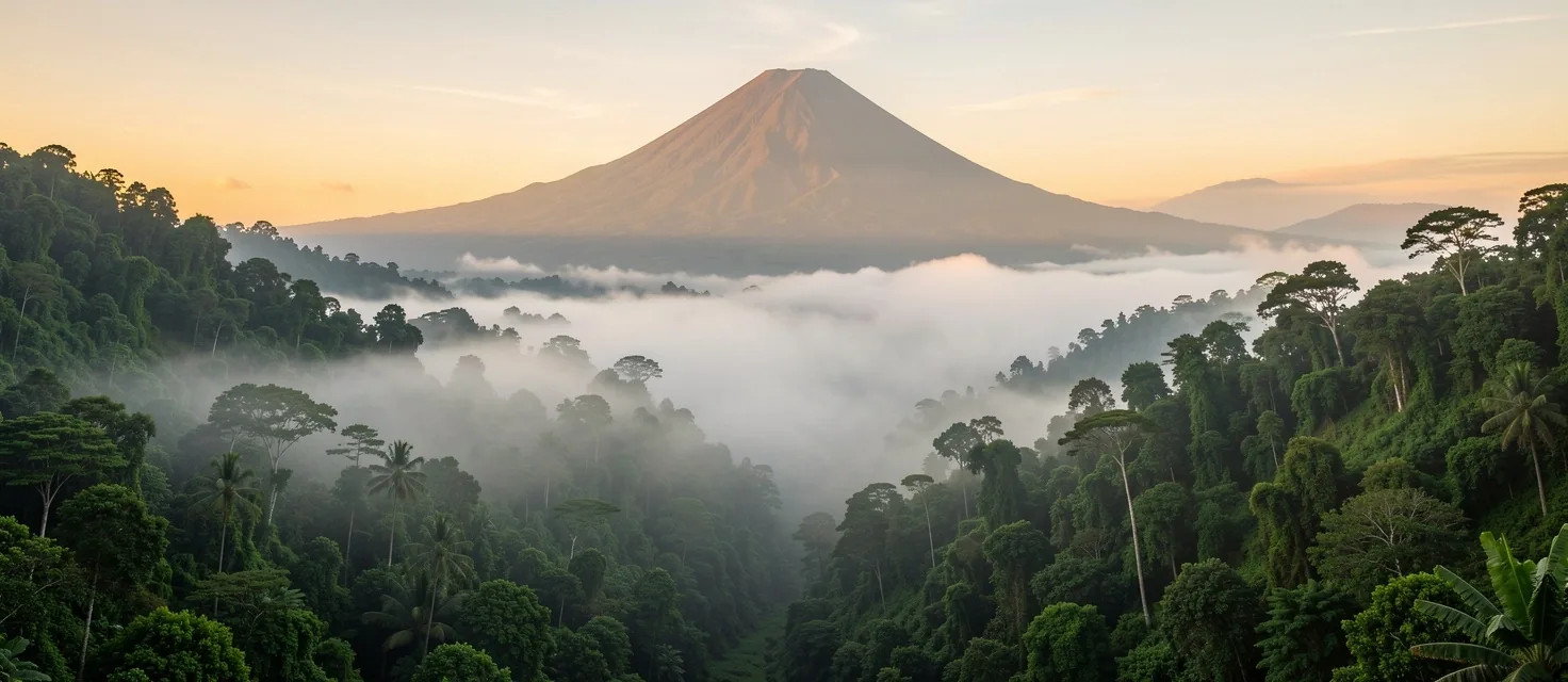 Wellness dawn landscape