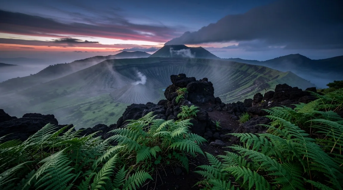 Natural mineral wellness landscape
